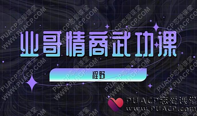 程野《业哥情商武功课》-恋爱至上